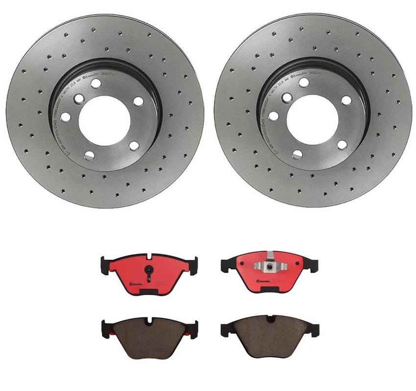 BMW Brembo Brake Kit - Pads and Rotors Front (312mm) (Ceramic) (Xtra) 34116855006 - Brembo 3740081KIT